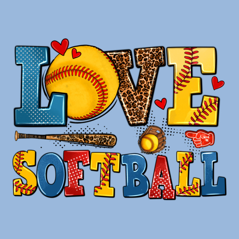 Love Softball Premium Hoodie by AdoDesignShop | Teevron