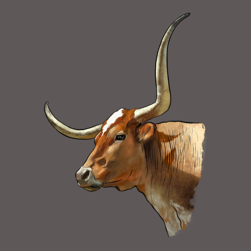 Texas Longhorn Cow Face Premium Hoodie by LillyAllenDesigns | Teevron