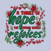 A Thrill Of Hope The Weary World Rejoices Long Sleeve Tee | Teevron