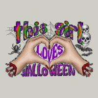 This Girl Loves Halloween Heavyweight Hoodie | Teevron