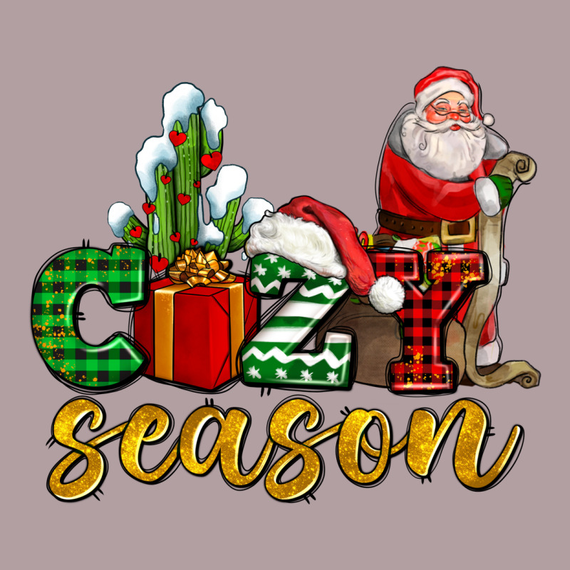 Cozy Season With Santa Christmas Tree Cactus And Gift Vintage Hoodie by AdoDesignShop | Teevron