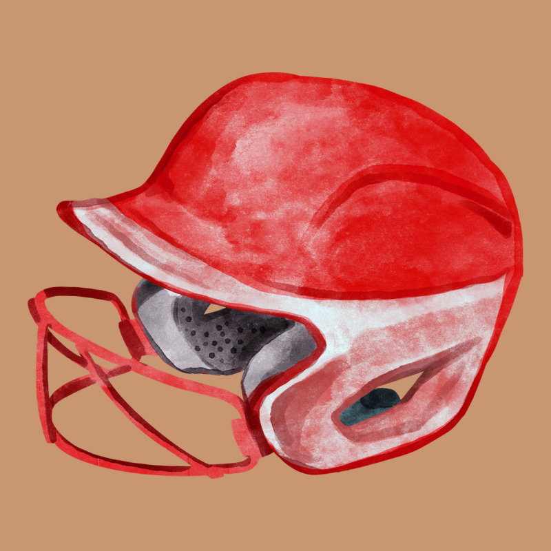 Red Softball Helmet Fa Element Heavyweight Hoodie by FaDigitalArtStudio | Teevron
