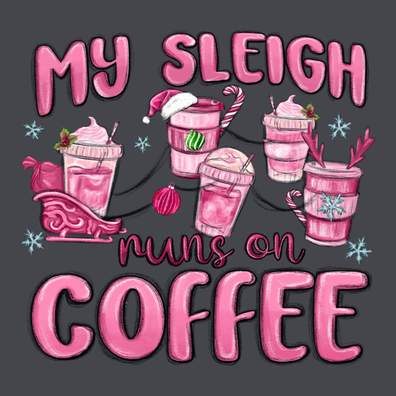 My Sleigh Runs On Coffee Long Sleeve Tee by MaliasSmallBusiness | Teevron