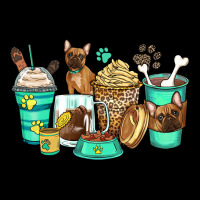 French Bulldog Coffee Cups Zipper Hoodie | Teevron