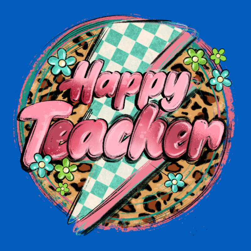 Happy Teacher Lighting Bolt Urban Hoodie by MaliasSmallBusiness | Teevron