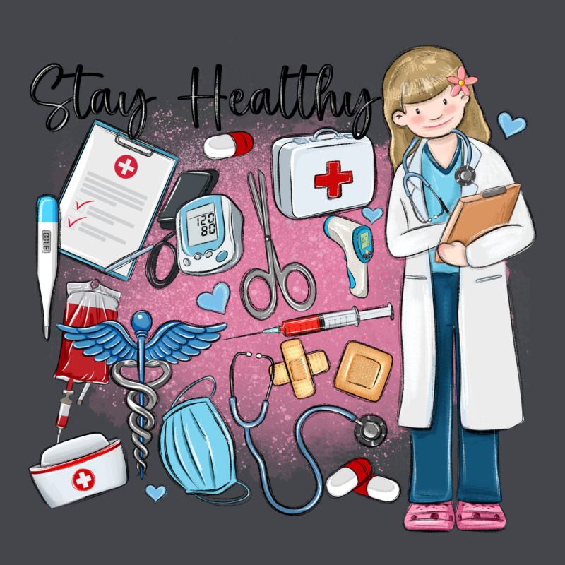 Stay Healthy Nurse Long Sleeve Tee by MaliasSmallBusiness | Teevron