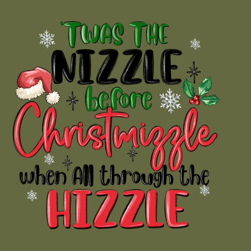 Twas The Nizzle  Before Christmizzle Long Sleeve Tee by MaliasSmallBusiness | Teevron