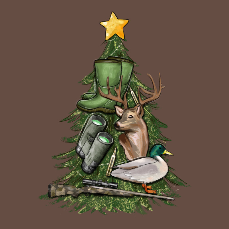 Hunting Christmas Tree Long Sleeve Tee by MaliasSmallBusiness | Teevron