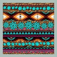 Aztec Turquoise Gemstone Seamless Pattern Heavyweight Hoodie | Teevron