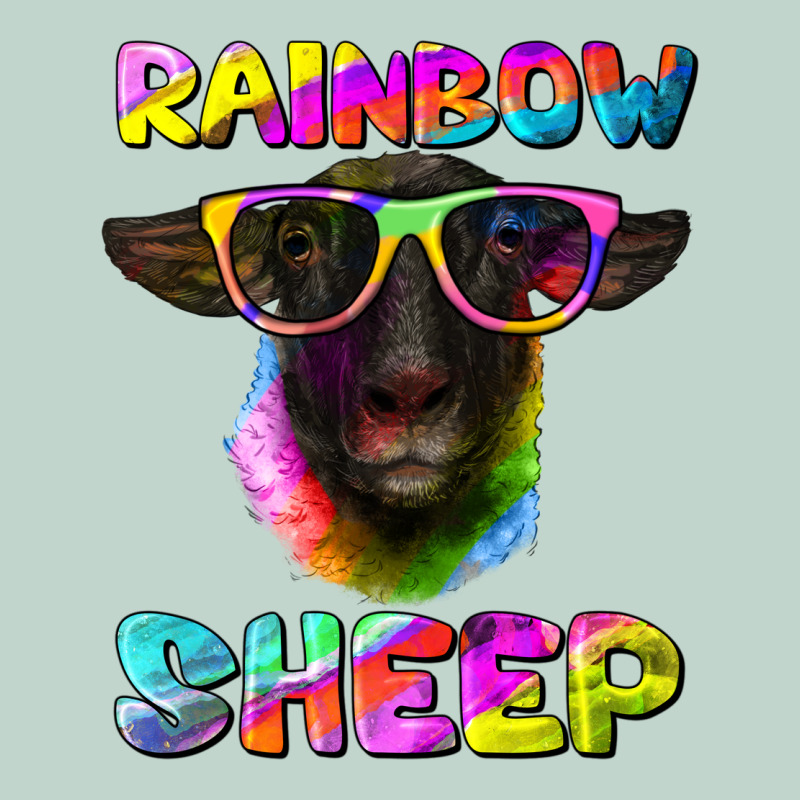 Rainbow Sheep Suffolk Sheep Zipper Hoodie by RanaPortraitStore | Teevron