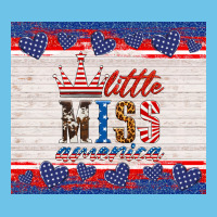 4th Of July Little Miss America Premium Sweatshirt | Teevron