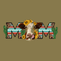 Sunflower Hereford Cattle And Cactus  Mom Premium Hoodie | Teevron