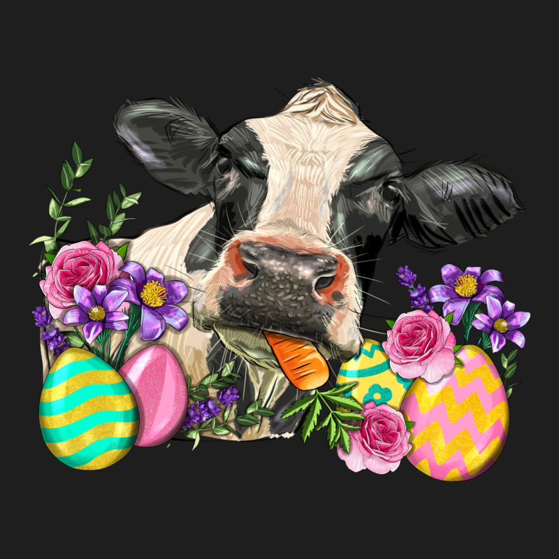 Happy Easter Cow Easter Day Heavyweight Hoodie by Neo Western | Teevron