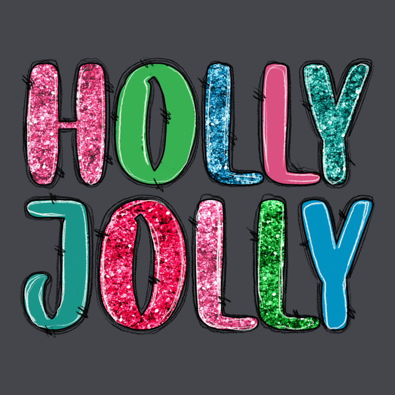 Holly Jolly Long Sleeve Tee by MaliasSmallBusiness | Teevron