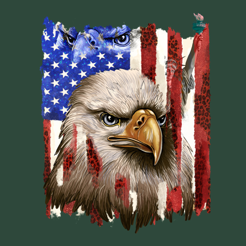 Usa Flag With Eagle Head Zipper Hoodie by texasbilliewilder | Teevron