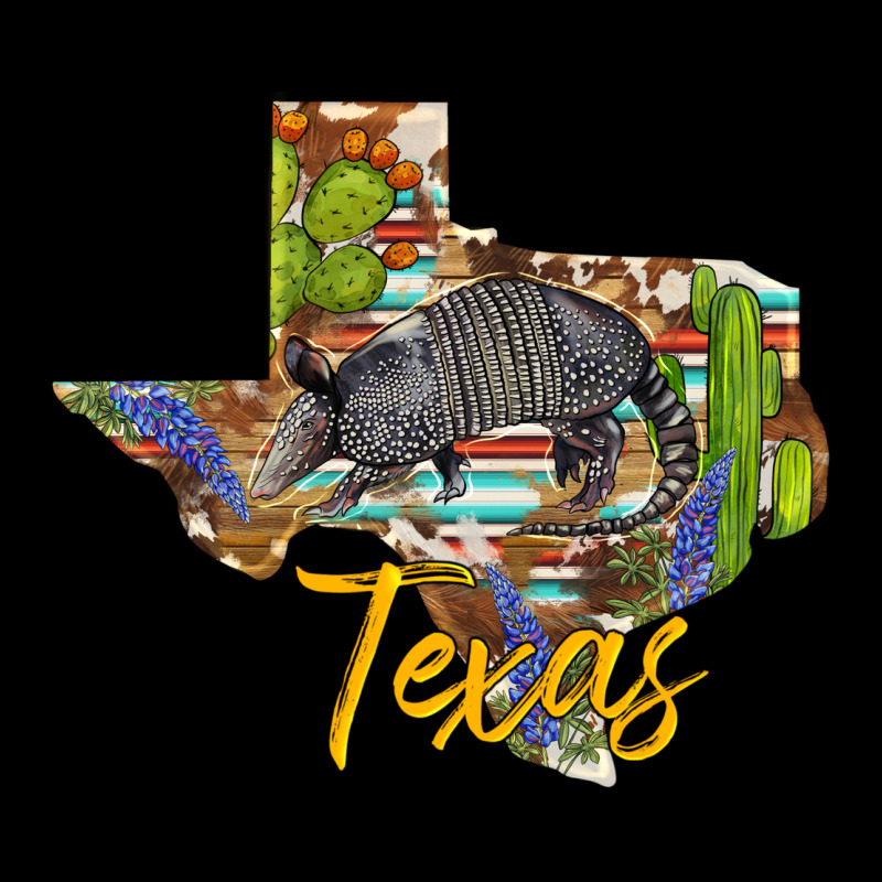 Texas Map Armadillo Ladies Tee by BarkalooDesign | Teevron