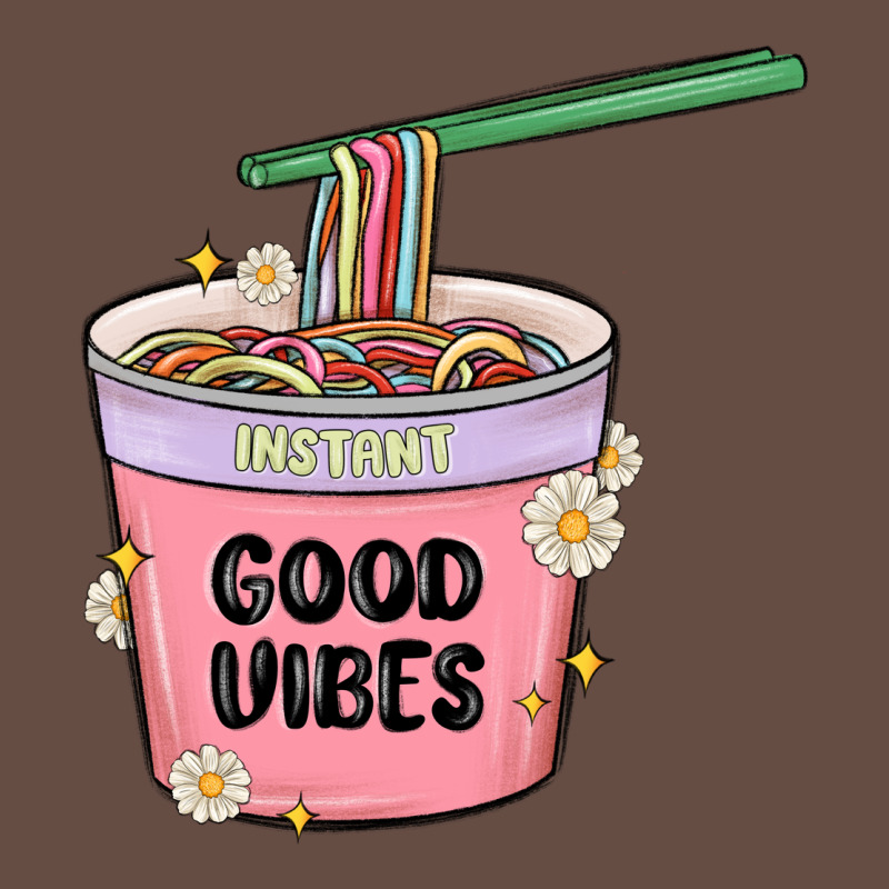 Instant Good Vibes Noodles Long Sleeve Tee by MaliasSmallBusiness | Teevron