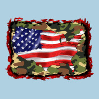 Distressed American Flag Premium Hoodie | Teevron