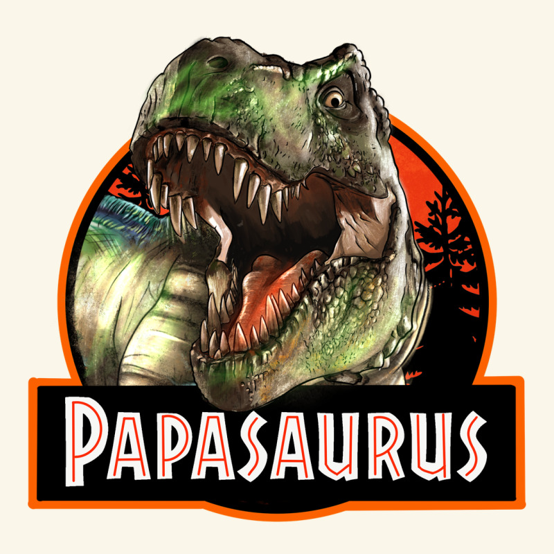 Western Papasaurus Papa Dinosaur Premium Hoodie by LillyAllenDesigns | Teevron