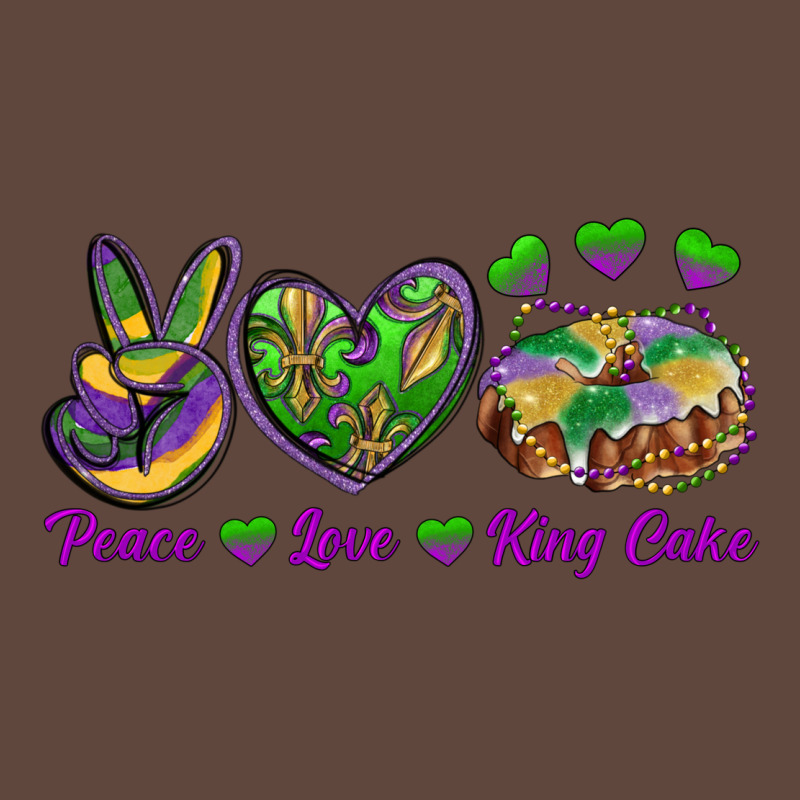 Peace Love King Cake Classic Tee by RanaPortraitStore | Teevron