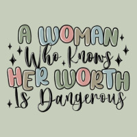 A Woman Who Knows Her Worth Is Dangerous Long Sleeve Tee | Teevron