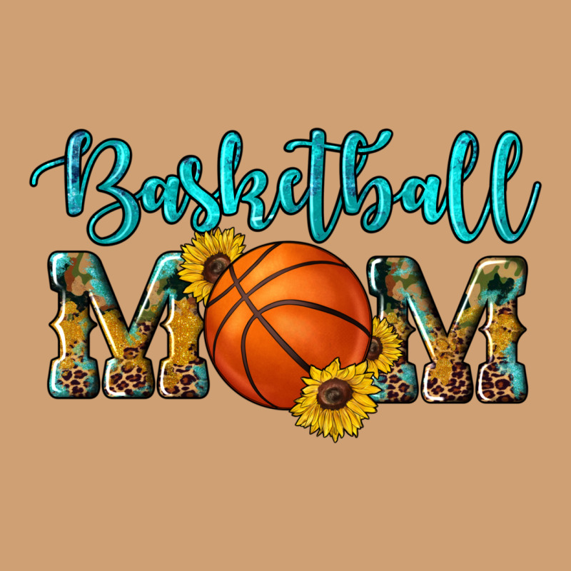 Western Leopard Camouflage Sunflowers Glitter Mom Basketball Vintage Tee by Artiststas | Teevron