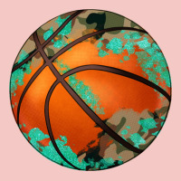 Western Basketball Camouflage Glitter Pattern Urban Heavy Tee | Teevron