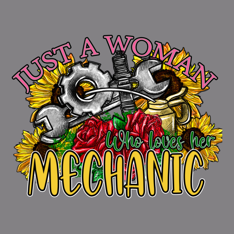 Just A Woman Who Loves Her Mechanic Heavyweight Hoodie by SublimationCraftShop | Teevron