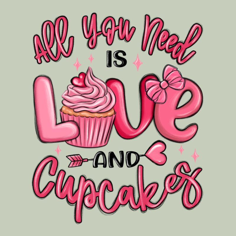 All You Need Is Love And Cupcakes Valentines Day Long Sleeve Tee by MaliasSmallBusiness | Teevron