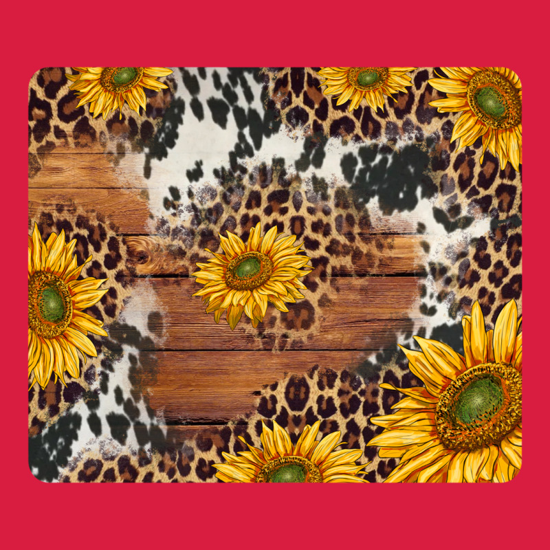 Sunflowers Cowhide Leopard Mousepad Premium Hoodie by Jasminsmagicworld | Teevron