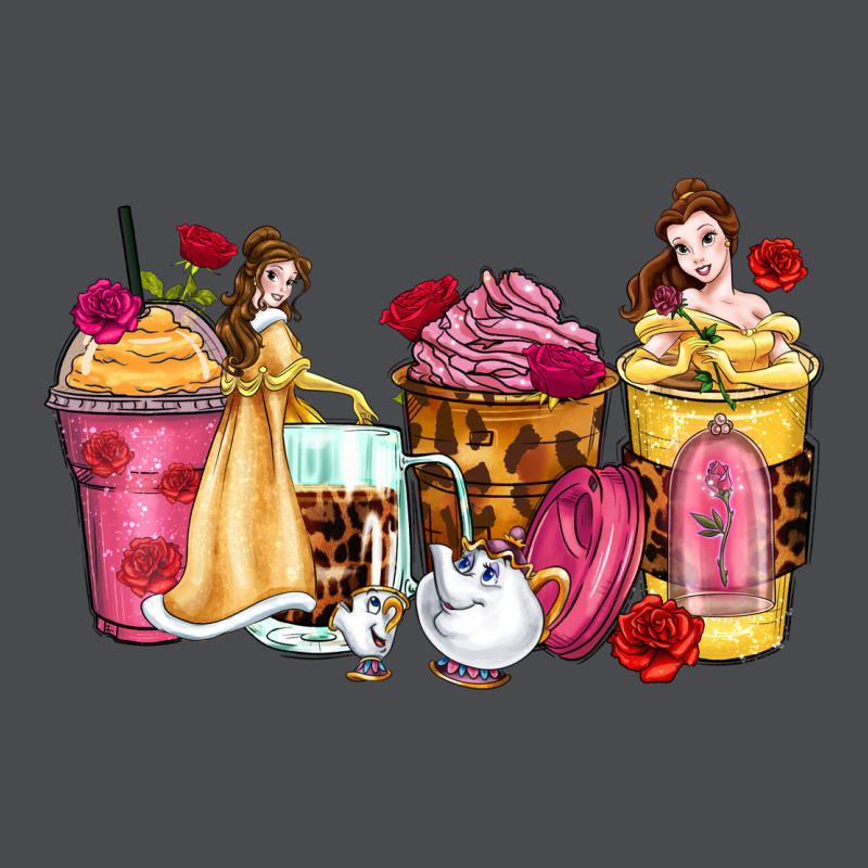 Princess Cartoon Coffee Cups Zipper Hoodie by Zillion Design Studio | Teevron