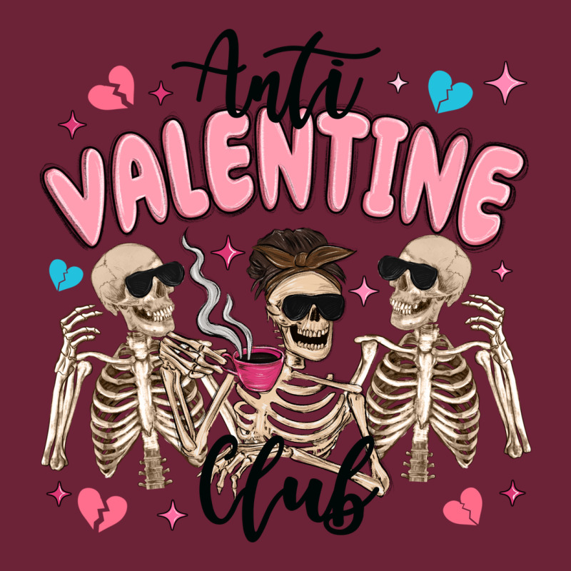 Anti Valentine Club Long Sleeve Tee by MaliasSmallBusiness | Teevron