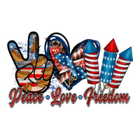 Peace Love Freedom Premium Tee | Teevron