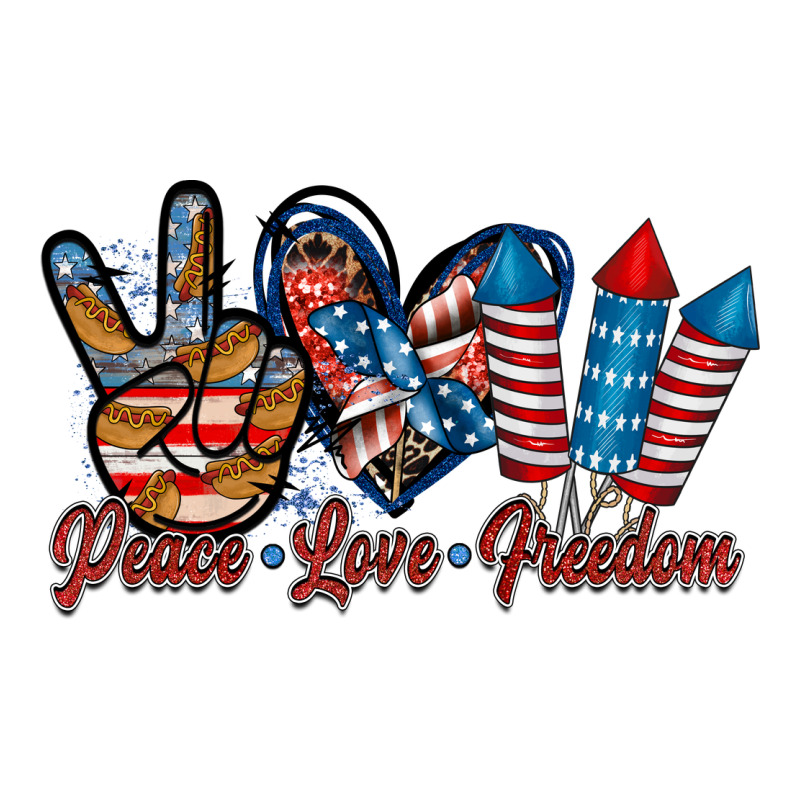 Peace Love Freedom Premium Tee by RacoonDesign | Teevron