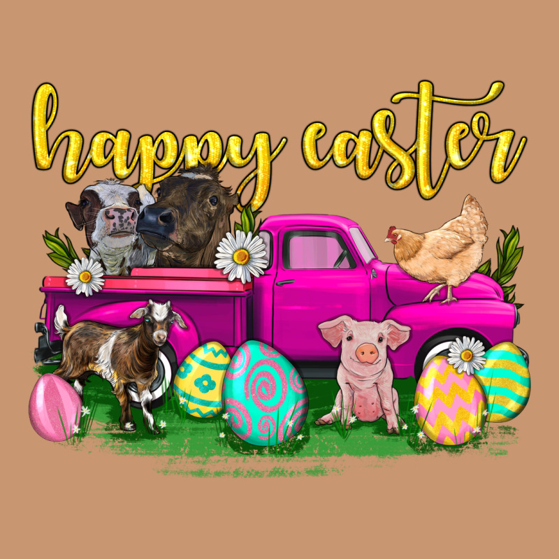 Happy Easter Truck With Farm Animal Heavyweight Hoodie by Neo Western | Teevron