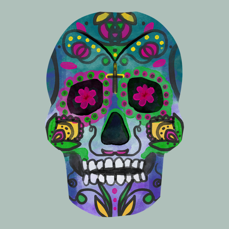 Sugar Skull Heavyweight Hoodie by FaDigitalArtStudio | Teevron