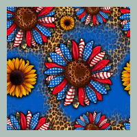 Usa Sunflowers Seamless Pattern Heavyweight Hoodie | Teevron