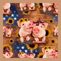 American Pigs Seamless Pattern Heavyweight Hoodie | Teevron