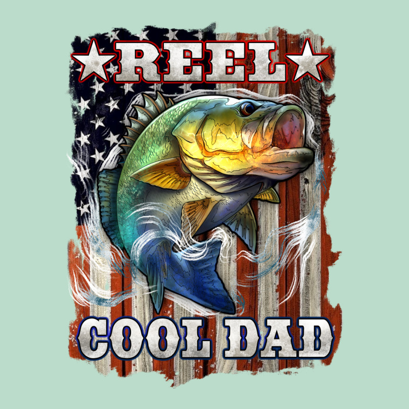 Reel Cool Dad Bass Premium Hoodie by LillyAllenDesigns | Teevron