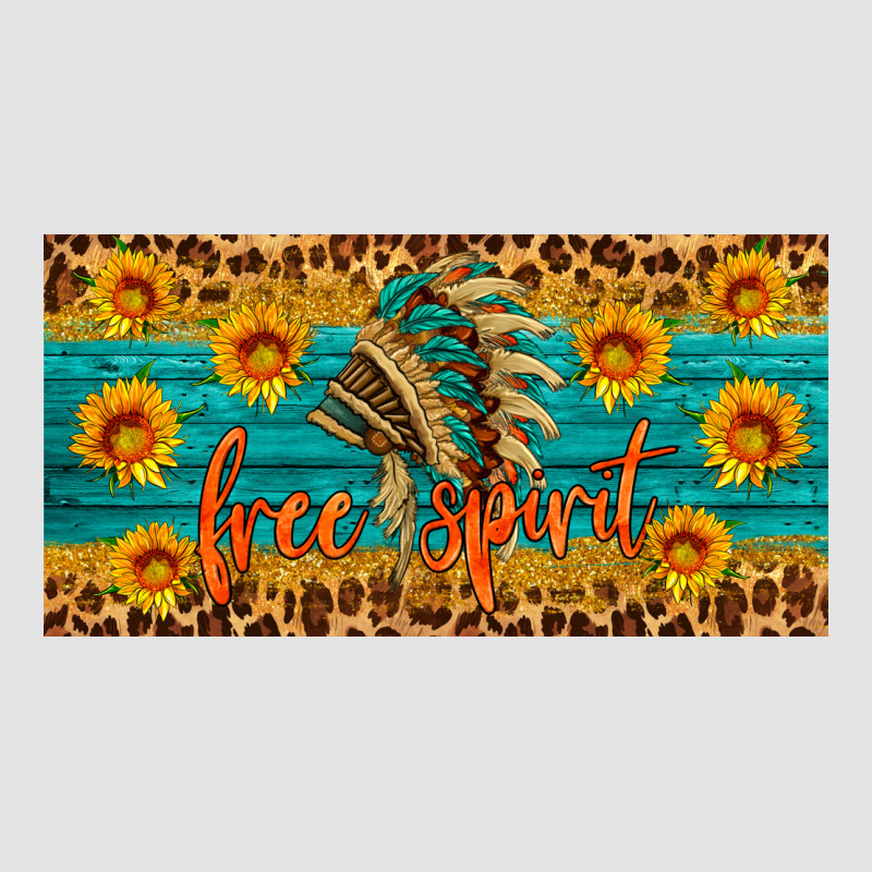 Free Spirit License Plate Premium Sweatshirt by HRA Design Shop | Teevron