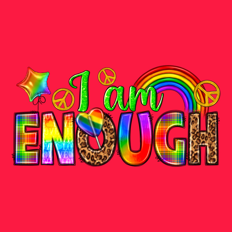 I Am Enough Zipper Hoodie by texasbilliewilder | Teevron