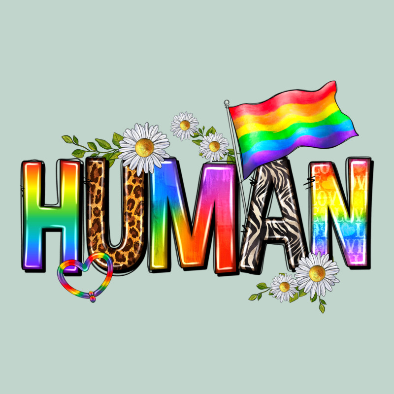 Human With Daisies Zipper Hoodie by texasbilliewilder | Teevron