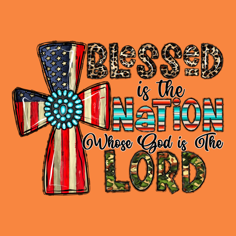 Blessed İs The Nation Whose God Is The Lord Premium Sweatshirt by CowhideDigitalArt | Teevron