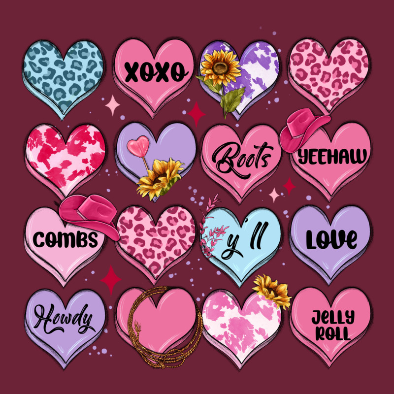 Valentines Candy Hearts Long Sleeve Tee by MaliasSmallBusiness | Teevron