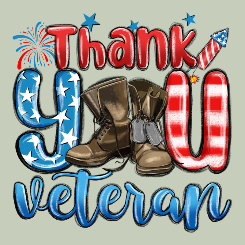 Thank You Veteran Long Sleeve Tee by MaliasSmallBusiness | Teevron