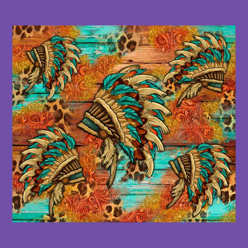 Indian Headdress Pattern Tumbler Premium Sweatshirt by HRA Design Shop | Teevron