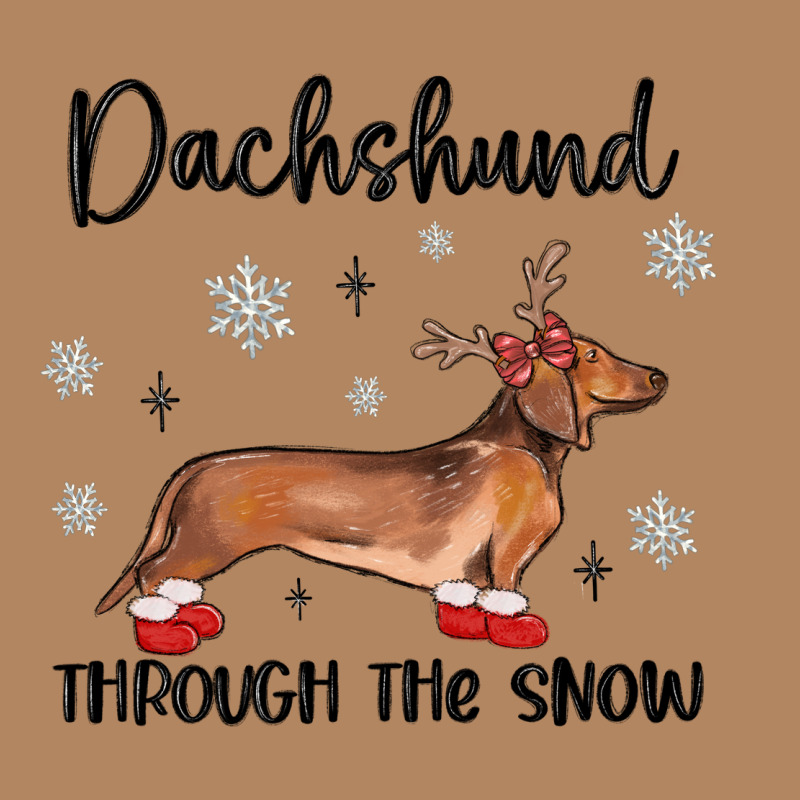 Dachshund Through The Snow Long Sleeve Tee by MaliasSmallBusiness | Teevron