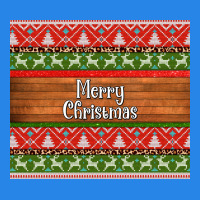 Merry Christmas Knitted Reindeer Pattern Premium Hoodie | Teevron