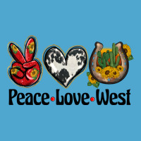 Peace Love West Premium Hoodie | Teevron