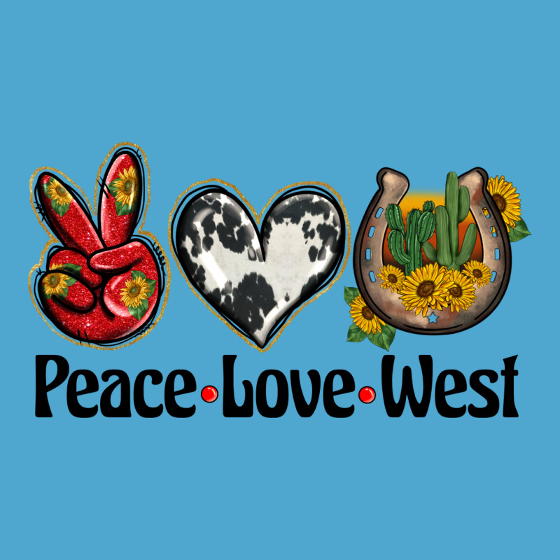 Peace Love West Premium Hoodie by BarkalooDesign | Teevron